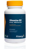 Fittergy Vitamine D3 25 mcg met zink
