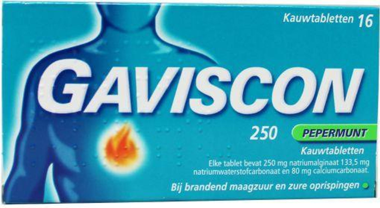 Gaviscon Pepermunt 250
