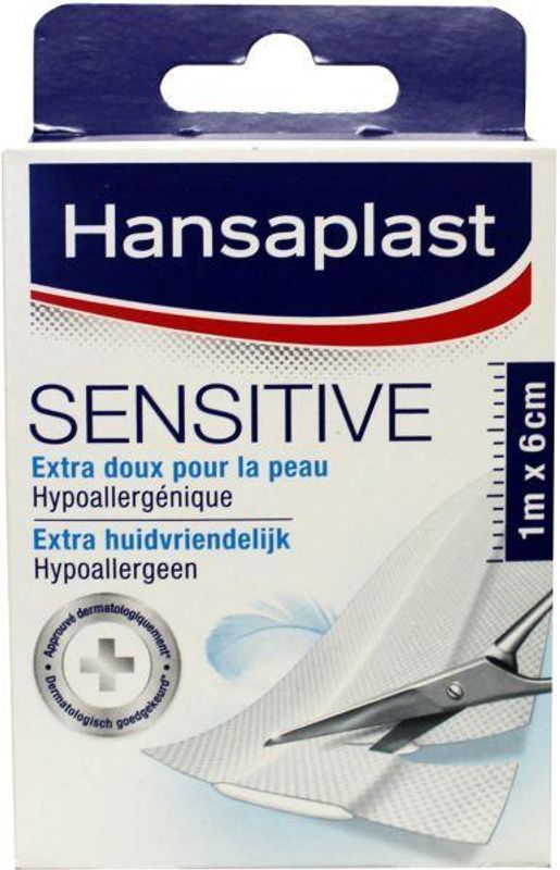 Hansaplast Sensitive 1 m x 6 cm