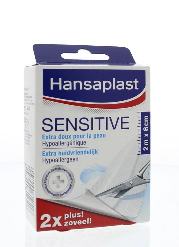 Hansaplast Sensitive 2 m x 6 cm