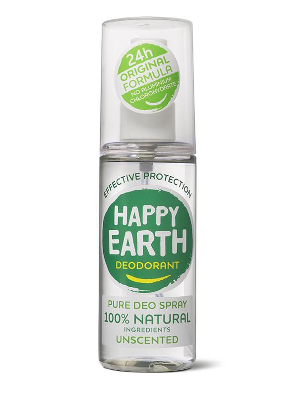 Happy Earth Pure deodorant spray unscented