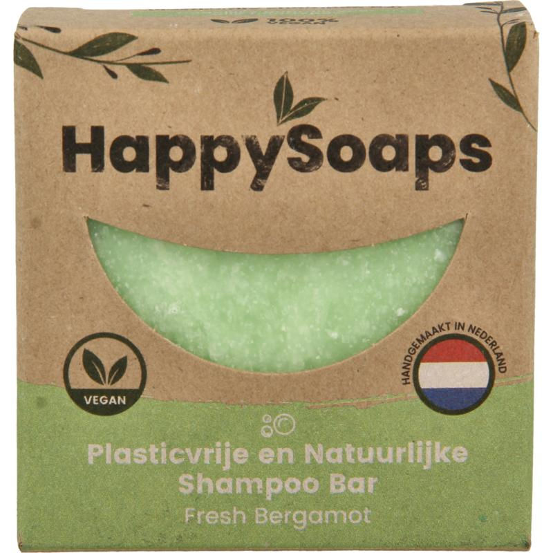 Happysoaps Shampoo bar fresh bergamot