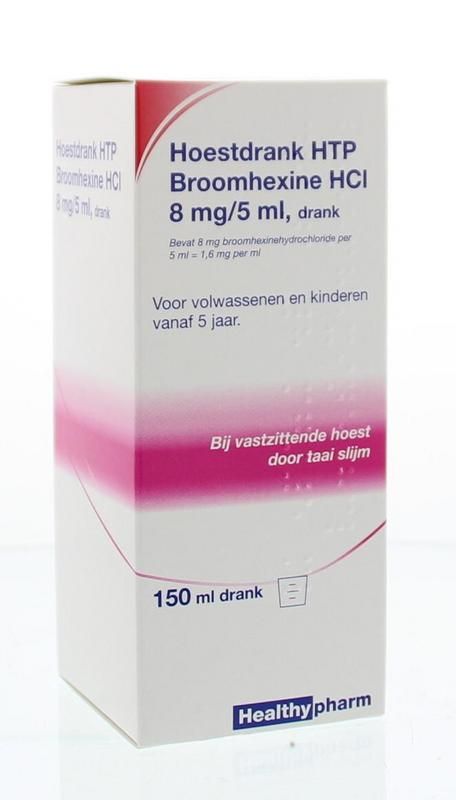 Healthypharm Broomhexine hoestdrank 8 mg