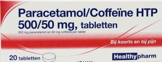 Healthypharm Paracetamol 500mg coffeine