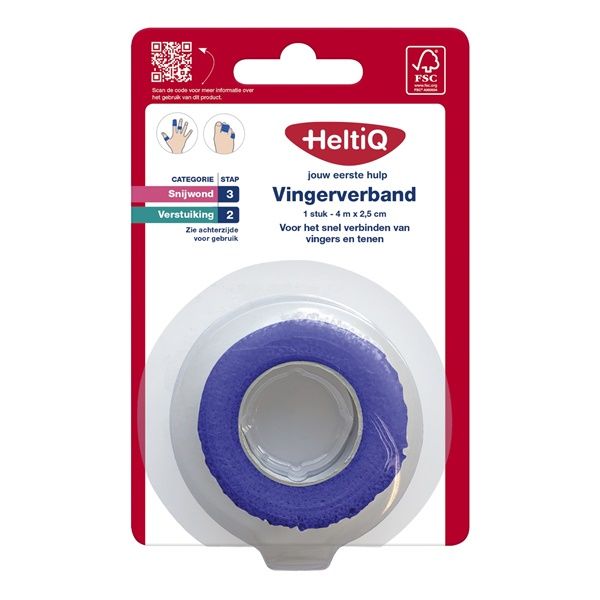 Vingerverband 4 m x 2.5 cm