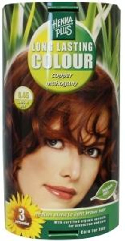 Henna Plus Long lasting colour 6.45 copper mahogany