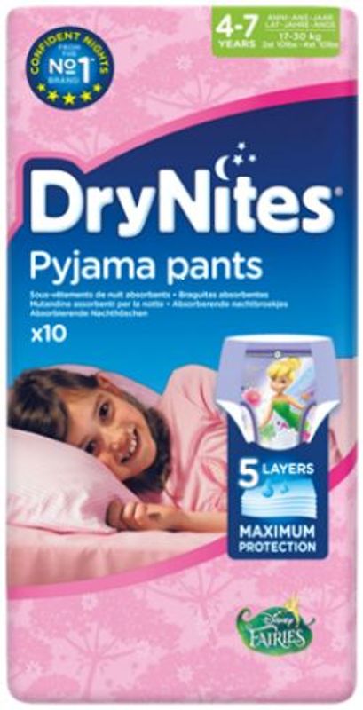Huggies Drynites girl 4-7 jaar