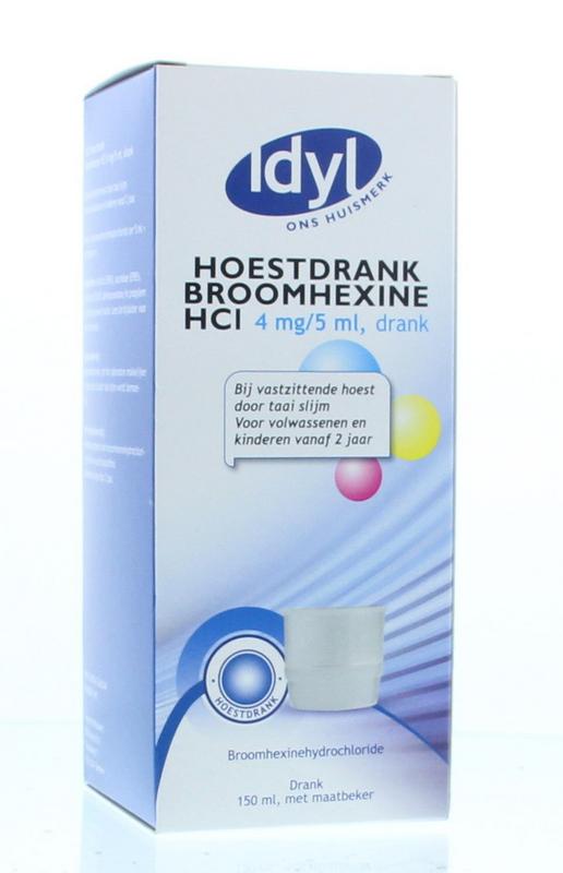 Hoestdrank broomhexine HCl 4 mg/5 ml