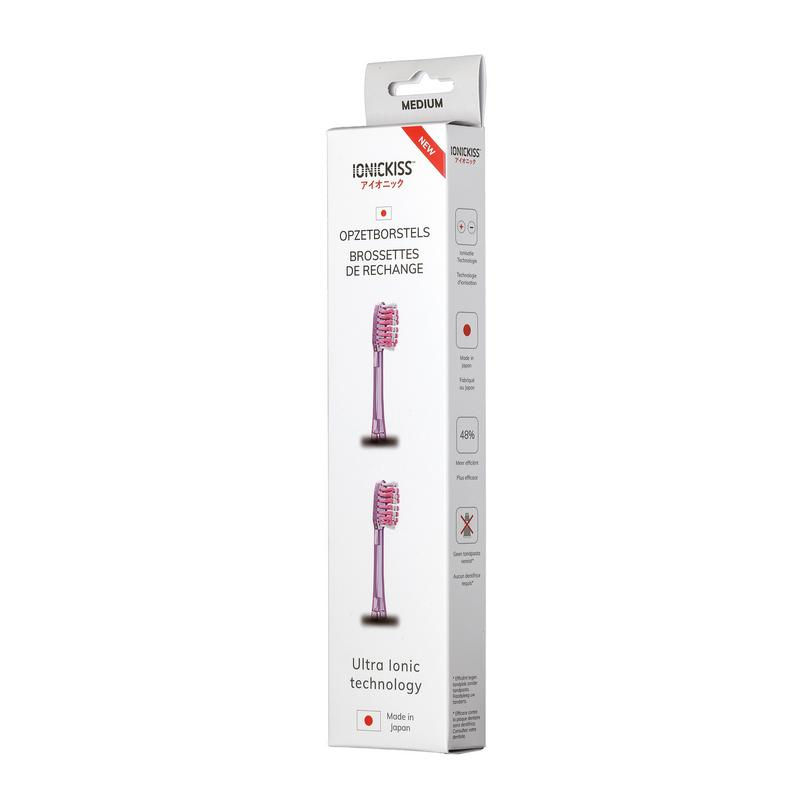 Ionickiss Opzetborstels medium roze