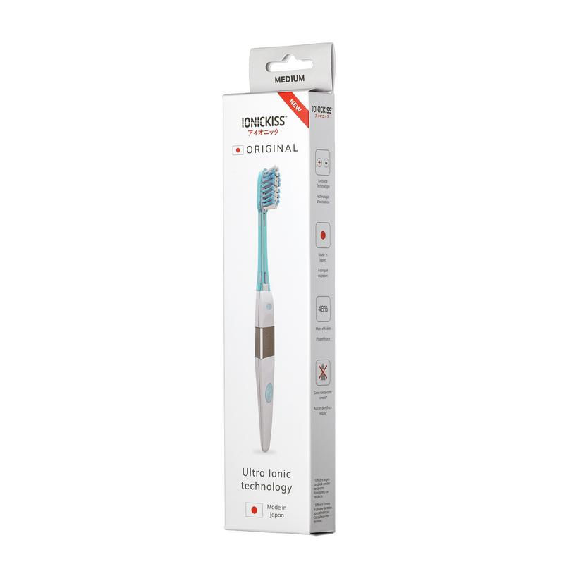 Ionickiss Tandenborstel medium blauw