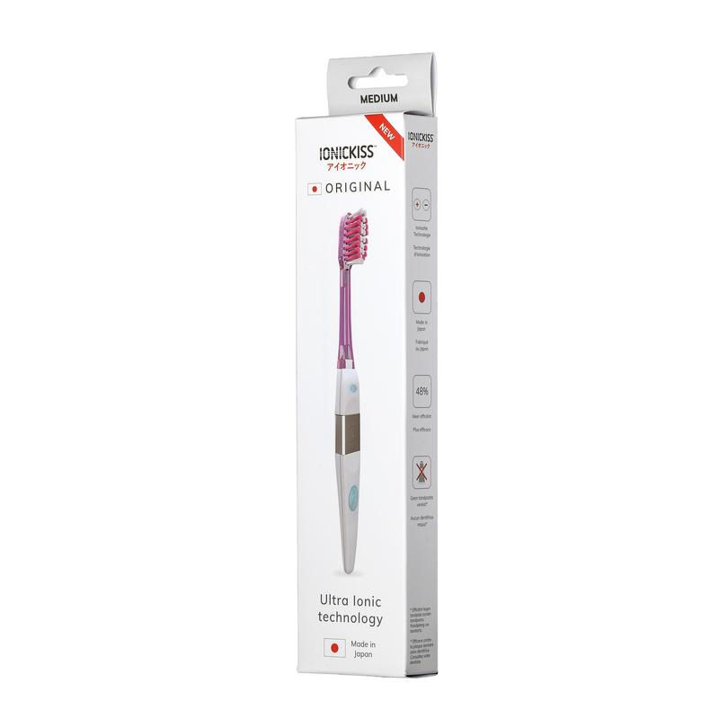 Ionickiss Tandenborstel medium roze