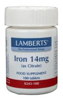 Lamberts IJzer citraat 14mg