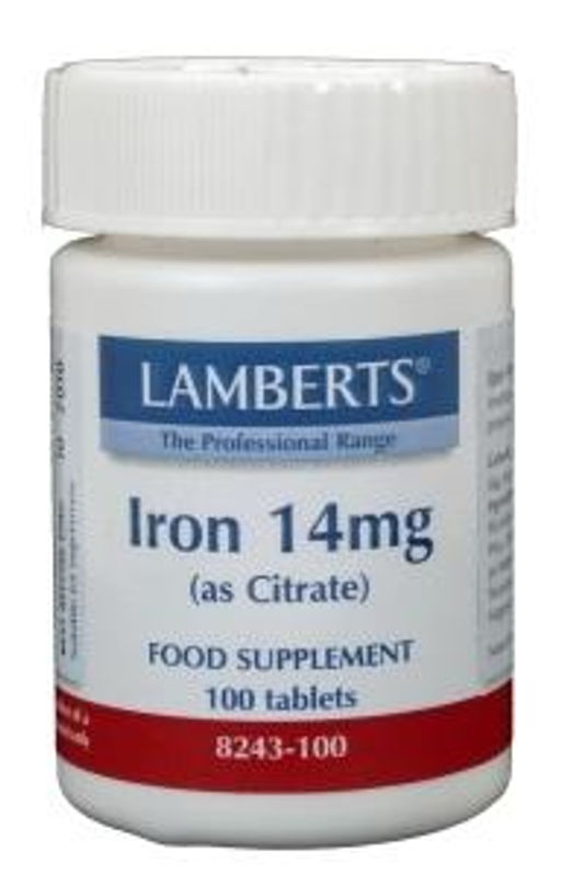Lamberts IJzer citraat 14mg