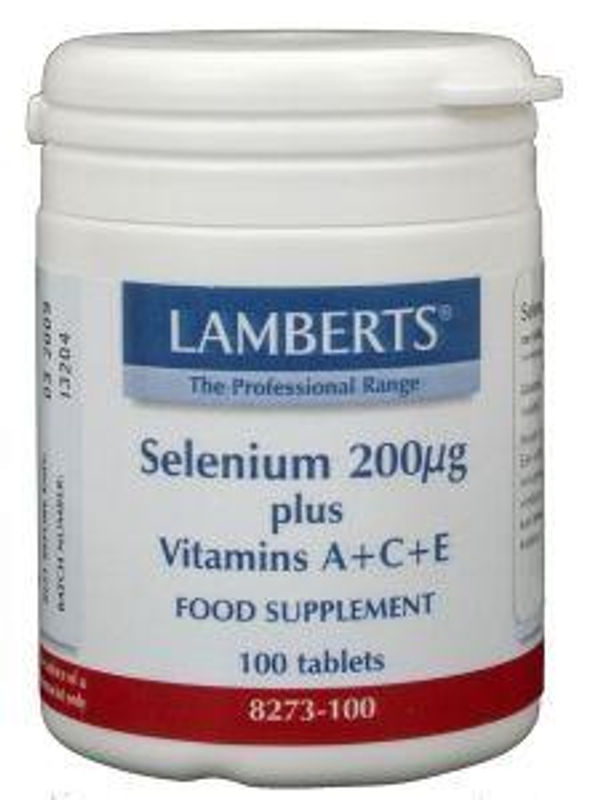 Lamberts Selenium 200mcg met vitamine A C E