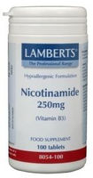 Lamberts Vitamine B3 250mg (nicotinamide)