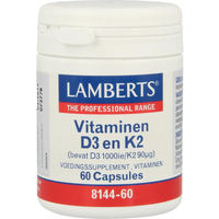 Lamberts Vitamine D3 1000IE en K2 90mcg