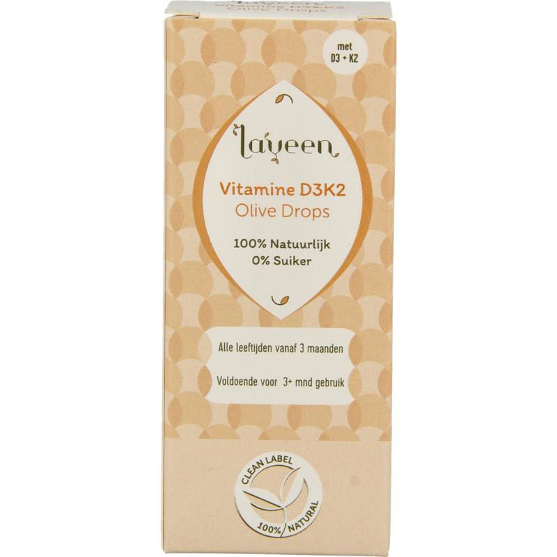 Laveen Olive drops vitamine D3 K2