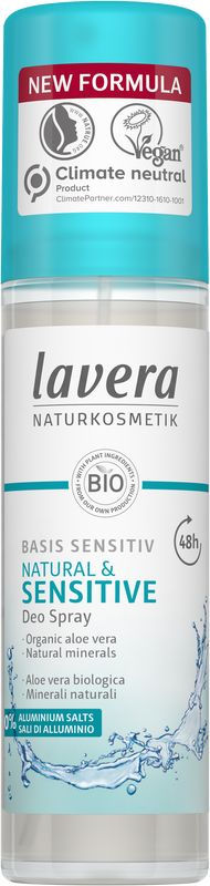 Lavera Deodorant spray basis sensitiv bio EN-IT