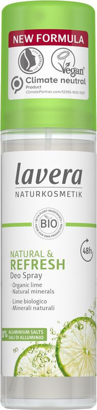 Lavera Deodorant spray natural & refresh bio EN-IT