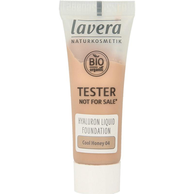 Lavera Hyaluron liquid foundation cool honey 04 tester