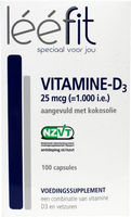 Leefit Vitamine D3 25mcg