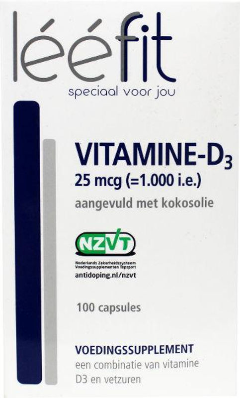 Leefit Vitamine D3 25mcg