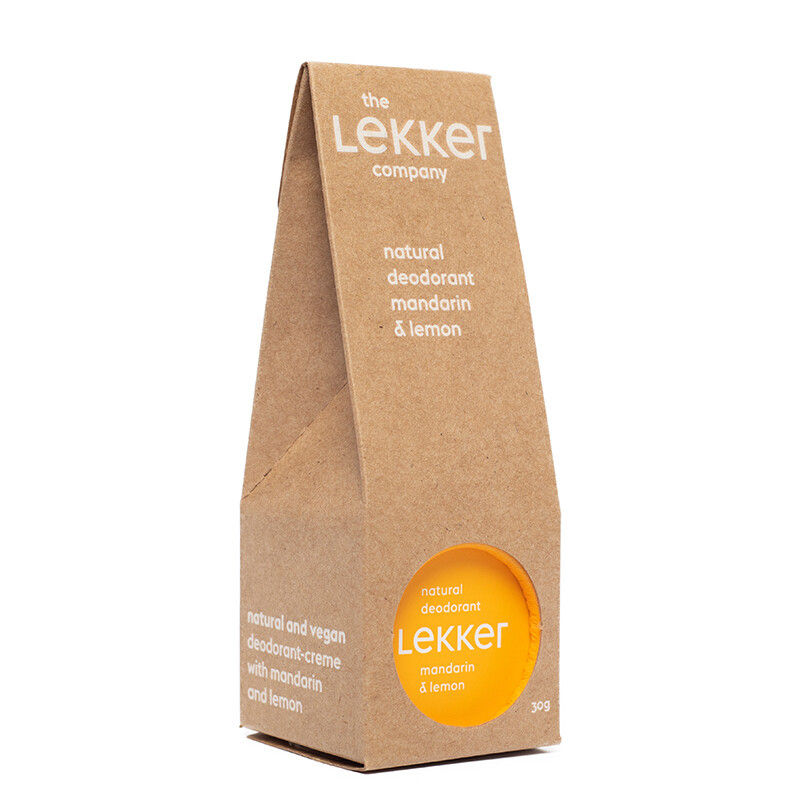 Lekker Company Natuurlijke deodorant mandarijn & citroen