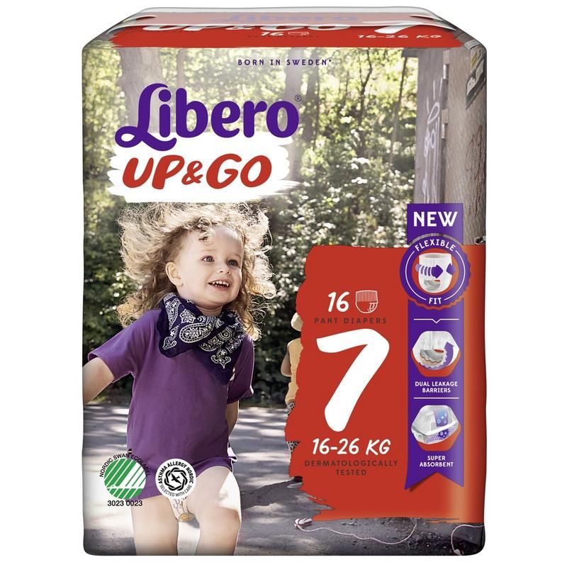 Libero Up & go 7 extra large 16-26 kg