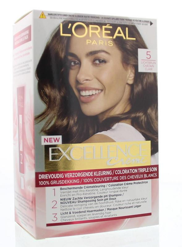 Loreal Excellence 5 lichtbruin