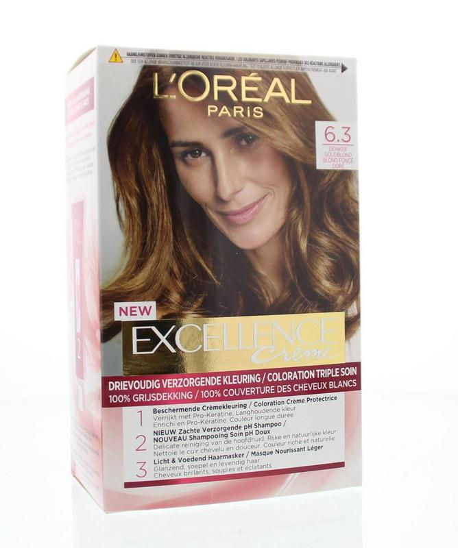 Loreal Excellence 6.3 Donker goudblond