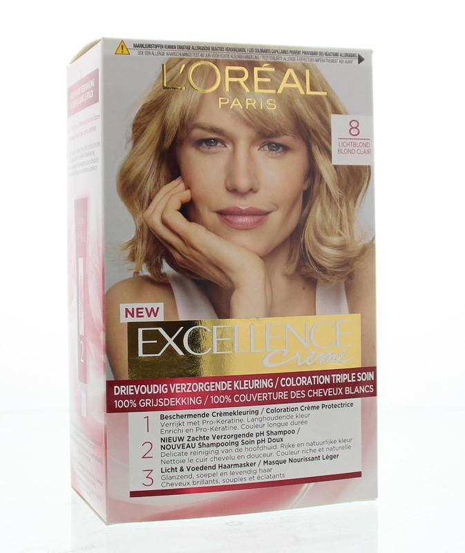 Loreal Excellence 8 lichtblond