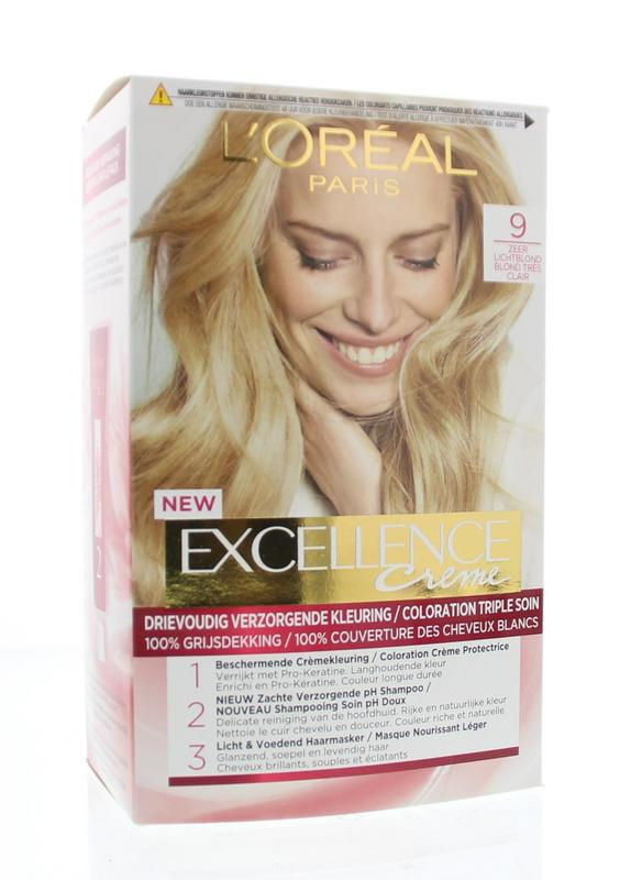 Loreal Excellence 9 zeer lichtblond