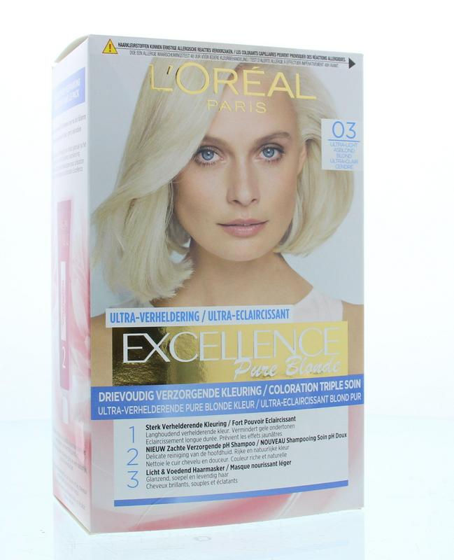 Loreal Excellence blond 03 Ultra licht asblond