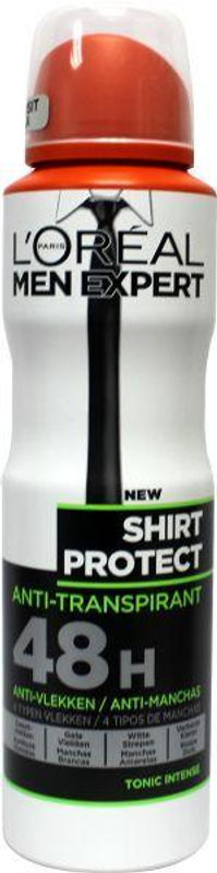 Loreal Men expert deodorant spray shirt protect