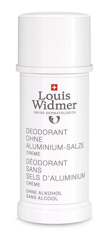 Louis Widmer Deo creme zonder aluminiumzouten zonder parfum