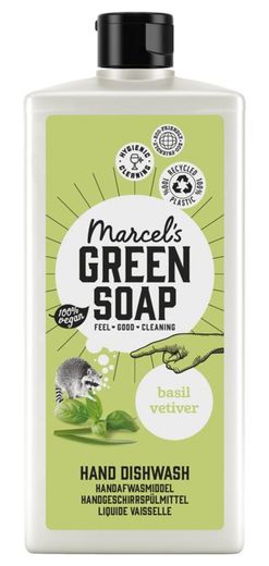 Marcel's GR Soap Afwasmiddel basilicum & vertivert gras