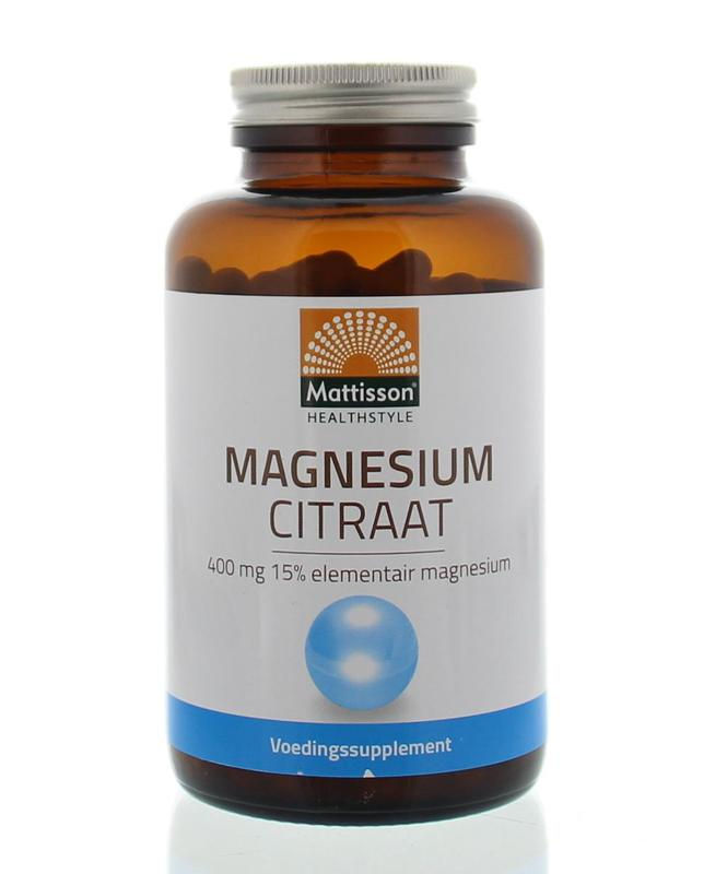 Mattisson Active magnesium citraat 400mg
