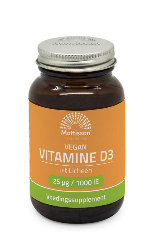 Mattisson Vegan vitamine D3 25mcg/1000IE
