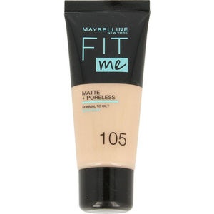 Fit Me matte & poreless foundation 105 nat ivory