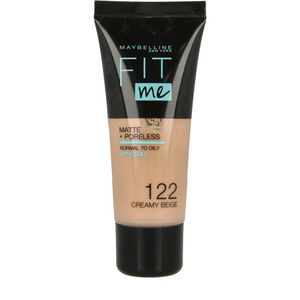 Fit Me matte & poreless foundation 122 cream beige