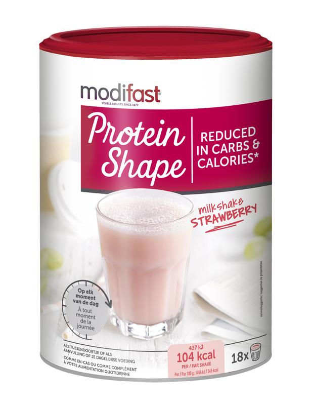 Modifast Protein shape milkshake aardbei
