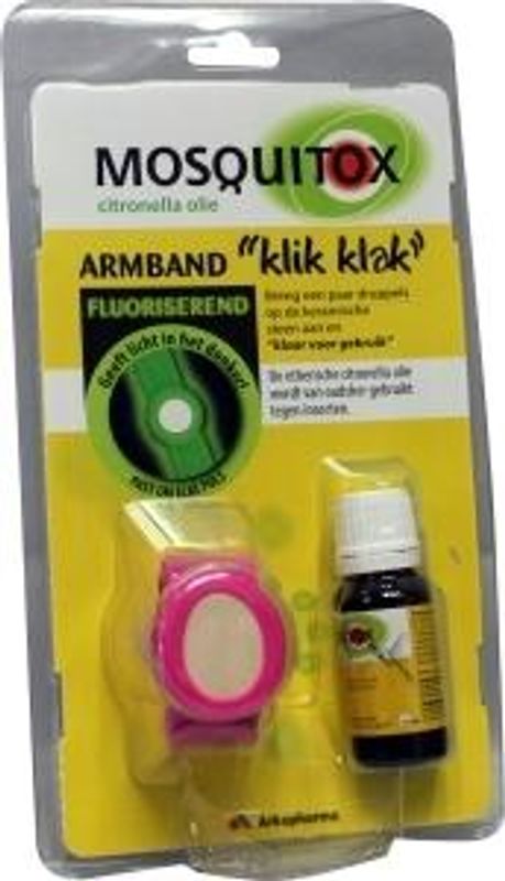 Mosquitox Armband met etherische olie
