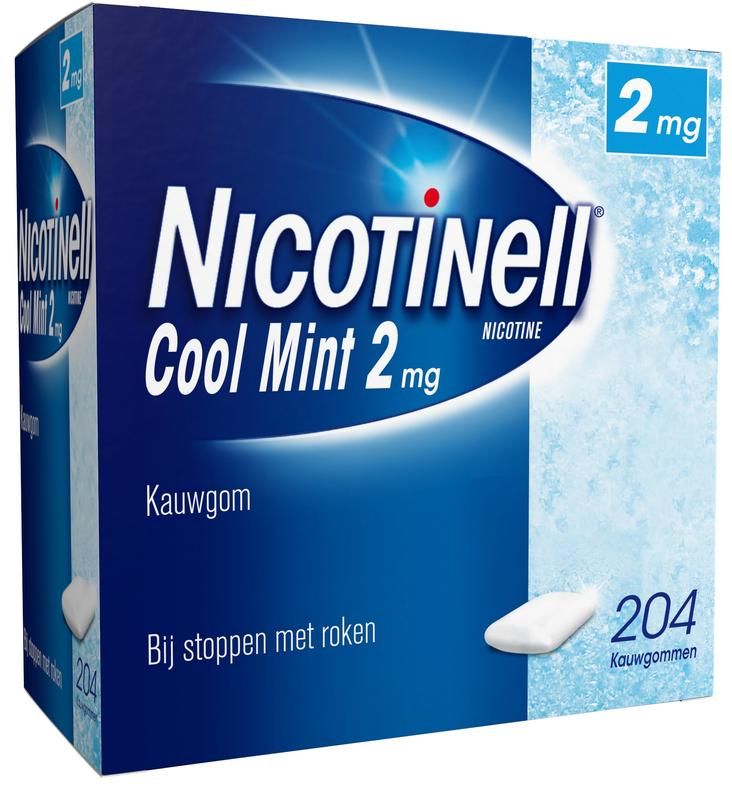 Nicotinell Kauwgom cool mint 2 mg