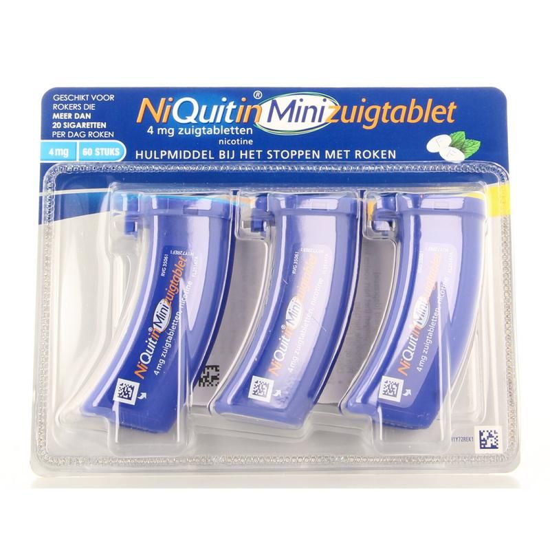Niquitin Zuigtablet mini mint 4 mg