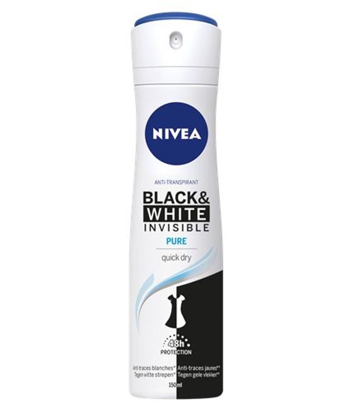Nivea Deodorant invisible black & white pure