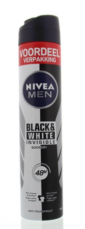 Nivea Men deodorant black & white XL spray