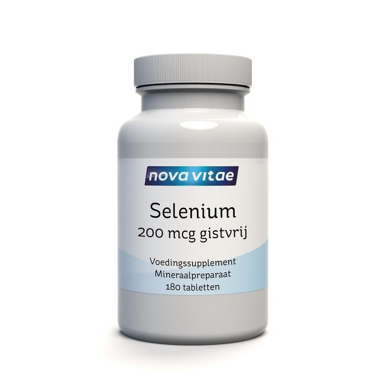 Nova Vitae Selenium 200 mcg gistvrij