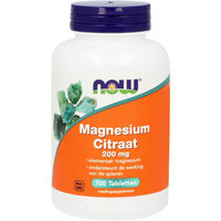 NOW Magnesium citraat 200 mg