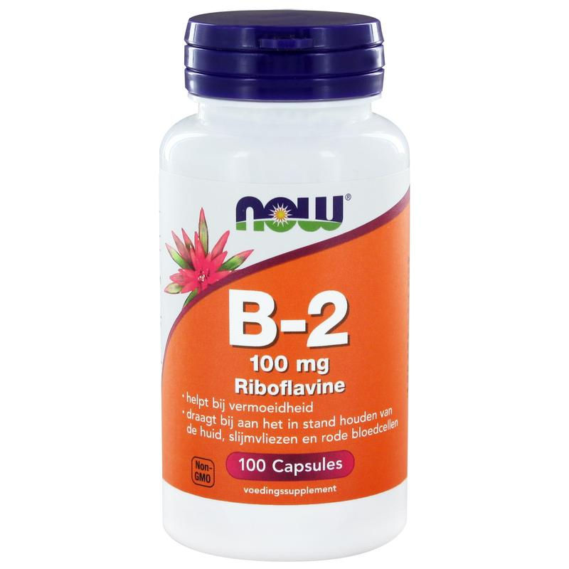 NOW Vitamine B2 100 mg