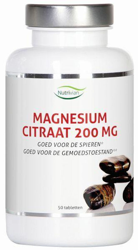 Nutrivian Magnesium citraat 200 mg